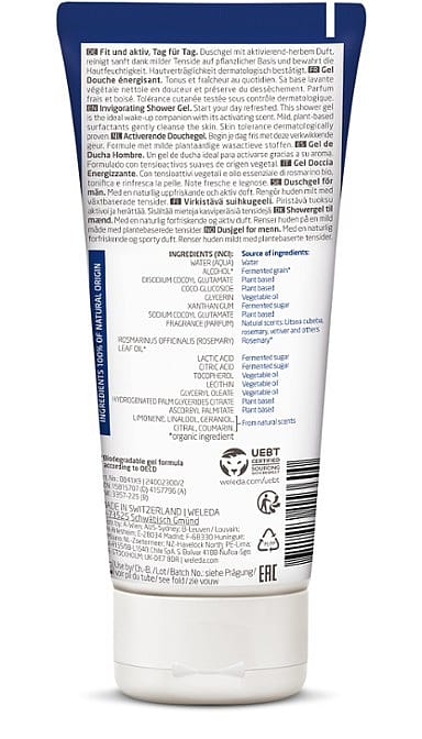 მამაკაცის საშხაპე გელი სამი ერთში